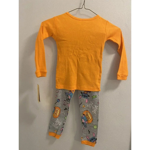 Disney Glow in the Dark Pajamas Unisex Size 4 Trick Or Treat - HALLOWEEN - New - Picture 6 of 7